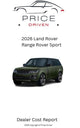 Land Rover Range Rover Sport | 2026