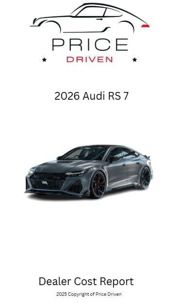 Audi RS 7 | 2026