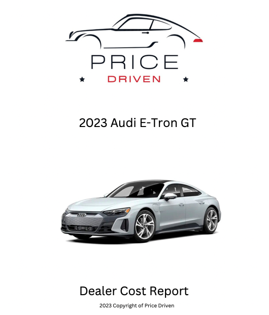 Audi E Tron GT 2023 Price Driven