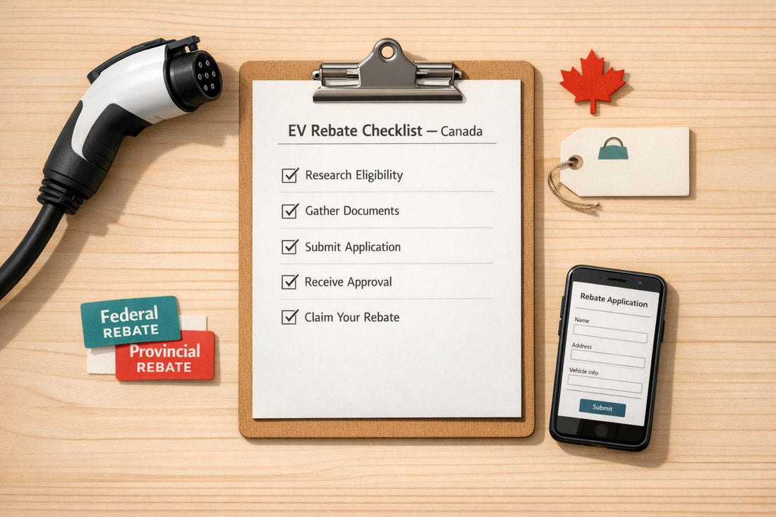 Checklist for Claiming EV Rebates in Canada
