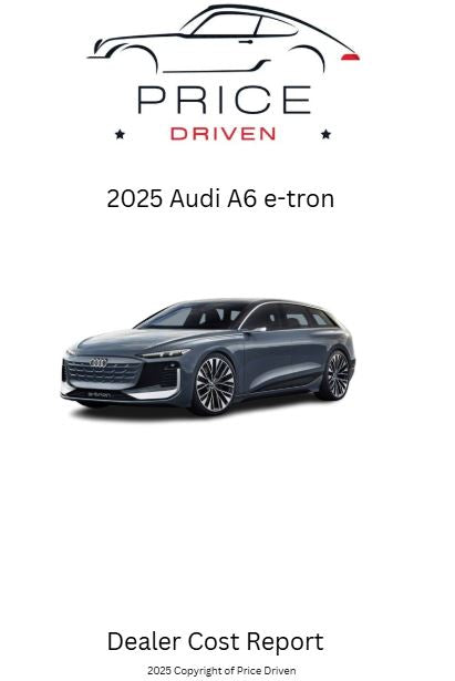 Audi A6 e-tron | 2025