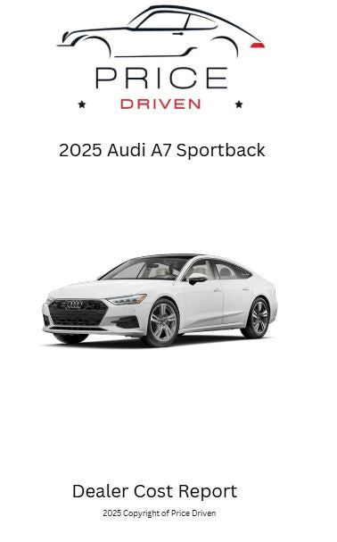 Audi A7 Sportback | 2025