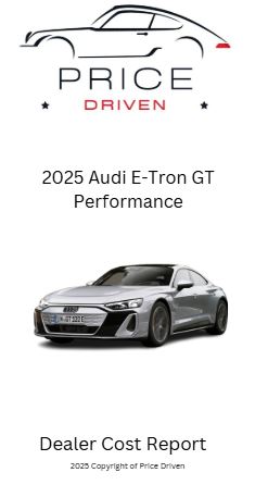Audi RS E-Tron GT Performance | 2025