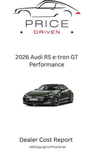 Audi RS E-Tron GT Performance | 2026