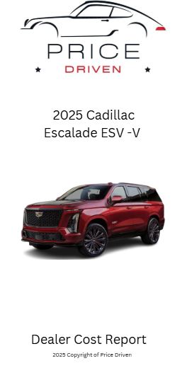 Cadillac Escalade ESV -V | 2025