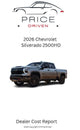 Chevrolet Silverado 2500HD | 2026