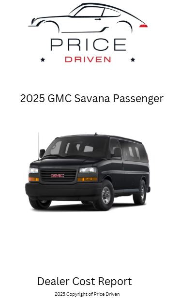 GMC Savana Passenger | 2025
