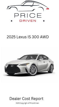 Lexus IS 300 AWD | 2025