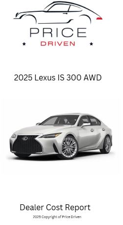 Lexus IS 300 AWD | 2025
