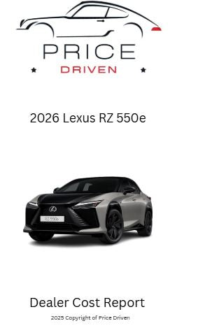 Lexus RZ 550e | 2026