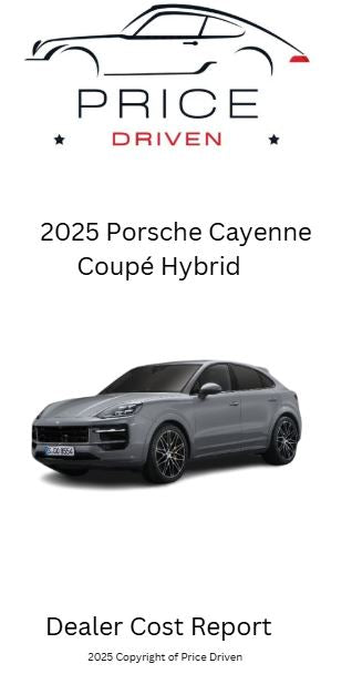 Porsche Cayenne Coupé Hybrid |2025