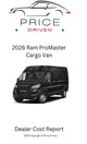 Ram ProMaster Cargo Van | 2026