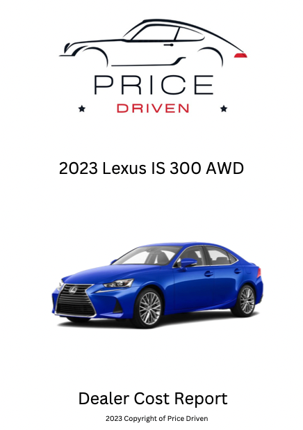 Lexus IS 300 à traction intégrale | 2023